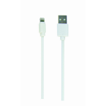 Gembird CC-USB2-AMLM-W-1M lightning cable White