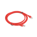 Lanberg PCU6-10CC-0200-R networking cable Red 2 m Cat6 U/UTP (UTP)