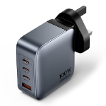 Vention Charger Wall GaN 100W 3xUSBC 1xUSBA Grey FETH0-UK