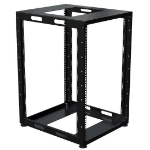 Lanview LVN-OPEN-16U-BL rack cabinet Black
