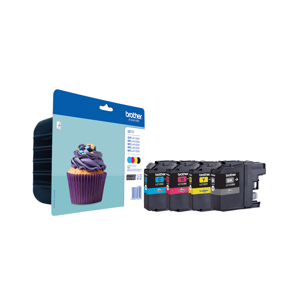 Brother LC123 Inkjet Cartridge CMYK Multipack LC123VALBP