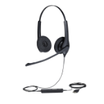 Jabra Biz 1500 Duo USB Headset Wired Head-band Office/Call center USB Type-A Bluetooth Black