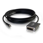 C2G 6ft (1.8m) Mini DisplayPortTM Male to Single Link DVI-D Male Adapter Cable - Black