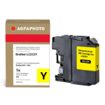 AgfaPhoto APB223YD inktcartridge 1 stuk(s) Compatibel Normaal rendement Geel