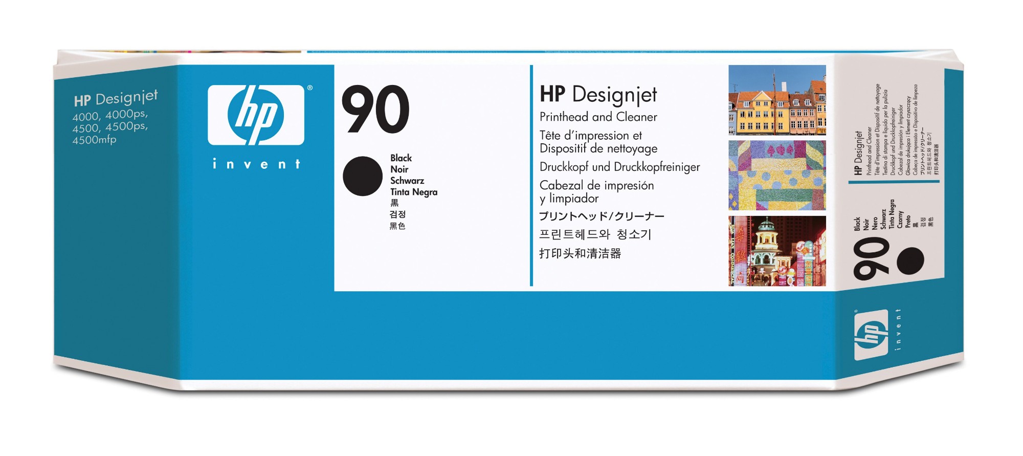 Photos - Printhead HP C5054A/90  black +  cleaner 44ml for  DesignJet 