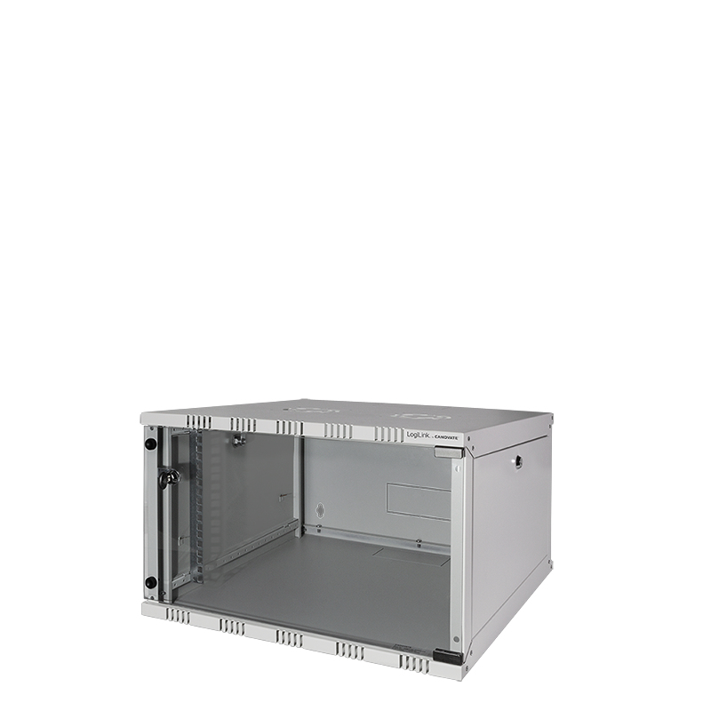 Logilink Grey W06b54g Rack Cabinet 6U Wall Mounted Rack