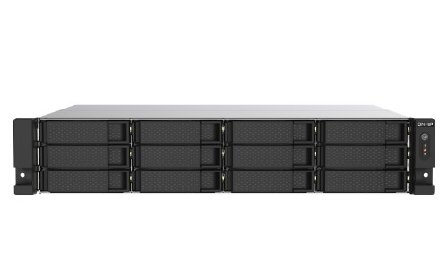 QNAP TS-1273AU-RP-8G/24TB-EXOS NAS/storage server Rack (2U) Ethernet LAN Black, Grey V1500B