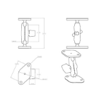 RAM Mounts RAM-A-101U montagekit