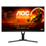 AOC G3 U32G3X/BK computer monitor 80 cm (31.5") 3840 x 2160 Pixels 4K Ultra HD LED Zwart, Rood