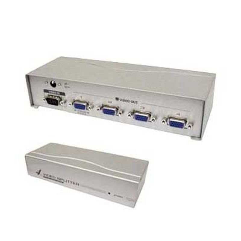 Image of FDL 4 WAY SVGA VIDEO SPLITTER - 400Mhz