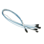 Supermicro CBL-0237L-01 Serial Attached SCSI (SAS) cable 0.7 m Blue