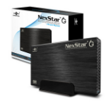Vantec NST-366S3-BK storage drive enclosure Silver 3.5"
