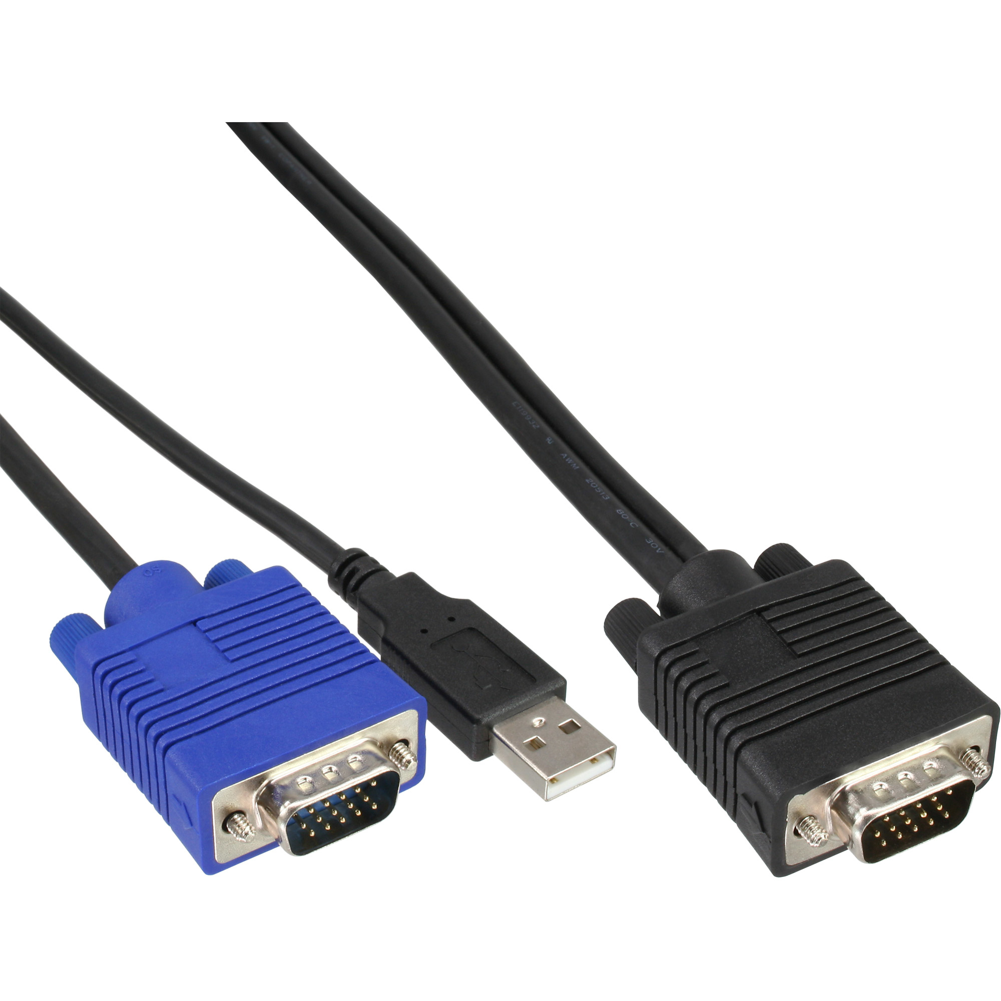 60667D INLINE INC KVM Kabelsatz - USB - für 19
