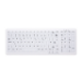 CHERRY AK-C7000 keyboard Medical RF Wireless QWERTY UK English White