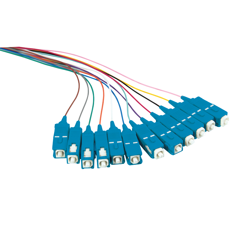 Image of LogiLink FL0SC02 fibre optic cable 2 m SC OS2 Aqua colour, Black,...