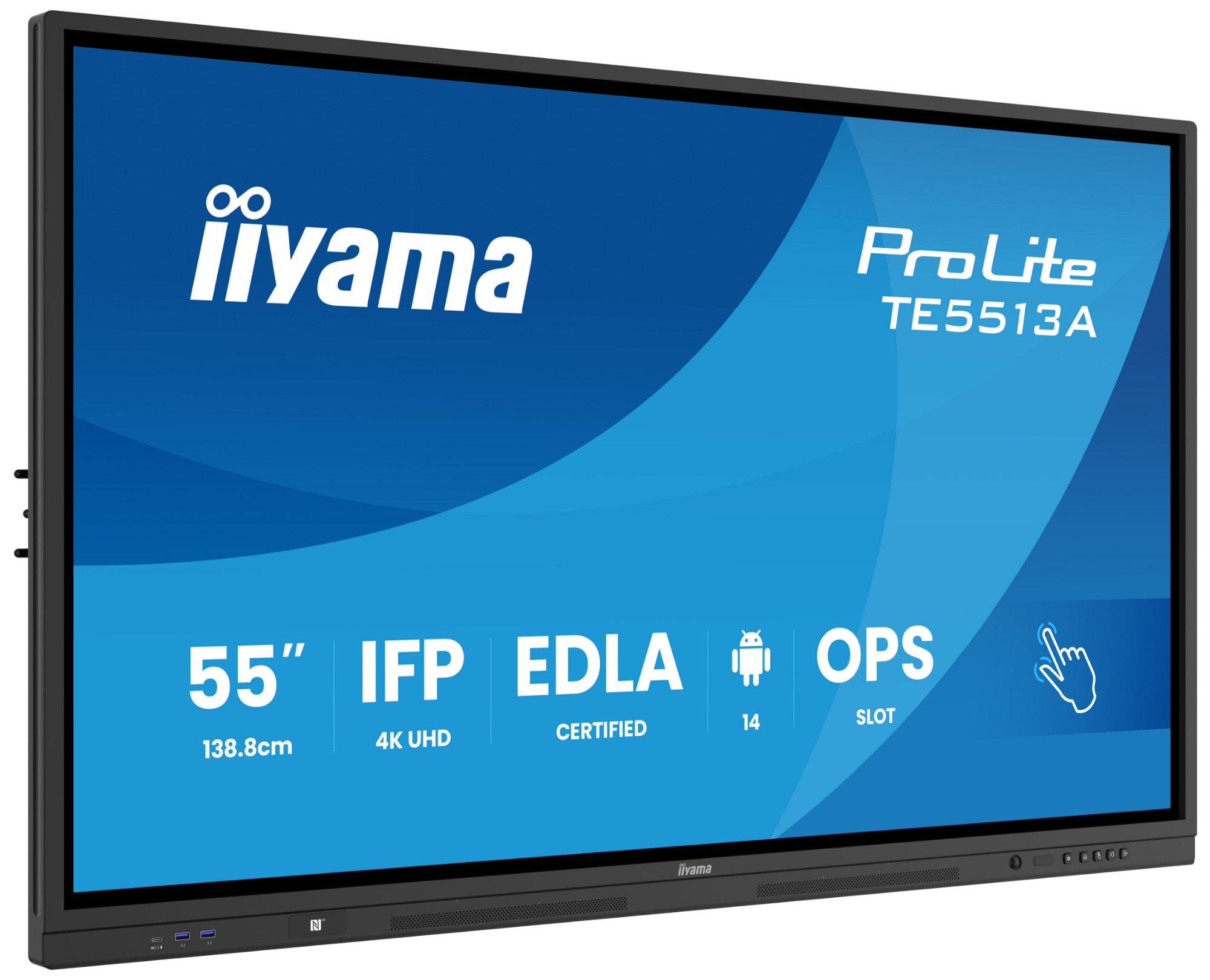 iiyama 55" Google EDLA Certified IFP - Interactive display for seamless integration and collaboration in education and enterprise