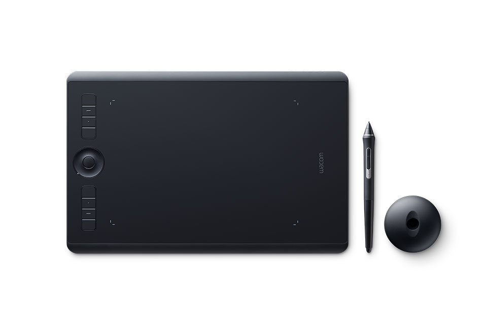Image of Wacom Intuos Pro M South graphic tablet Black 5080 lpi 224 x 148...
