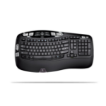 Logitech K350 keyboard RF Wireless Black