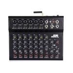 Monoprice 625912 audio mixer 8 channels Black