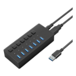 4XEM 4XH707 interface hub USB 3.2 Gen 1 (3.1 Gen 1) Type-B 5000 Mbit/s Gray