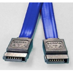 8WARE SATA 3.0 Data Cable 0.5m / 50cm Male to Male Straight 180 to 180 Degree 26AWG Blue