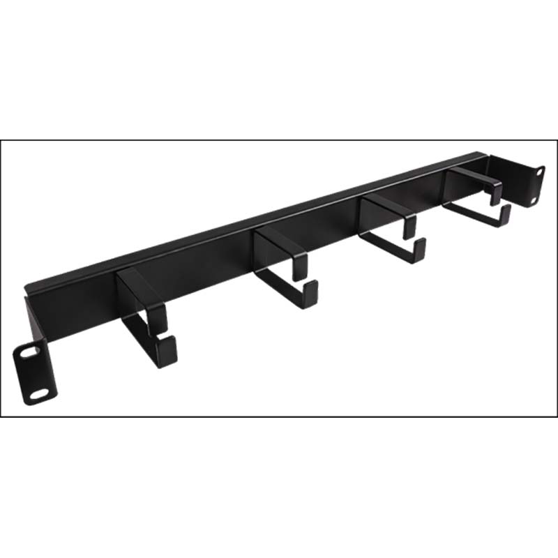 Photos - Other for Computer FDL 4 RING 19 INCH RECESSED CABLE MANAGEMENT BAR - BLACK - 1U 3849-51R