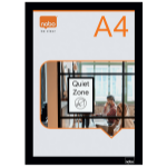 Nobo Self-adhesive Magnetic Poster Frame A4, Black