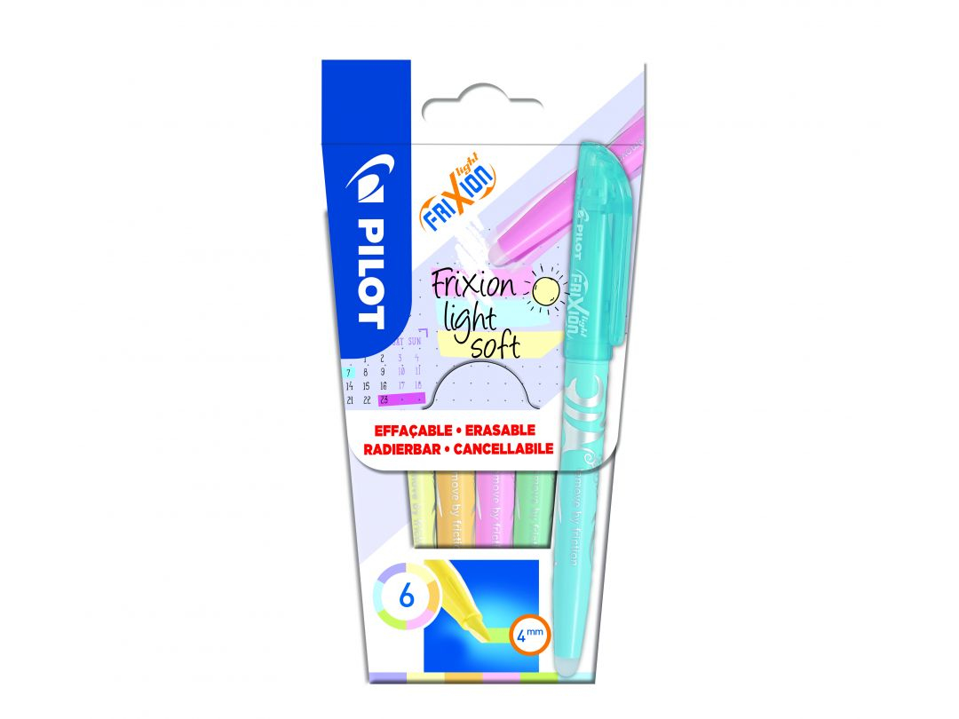 Image of Pilot WLT572572 marker 6 pc(s) Chisel tip Blue, Green, Orange,...
