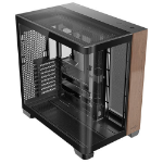 Antec C8 Curve Wood Full Tower Black, Transparent, Wood