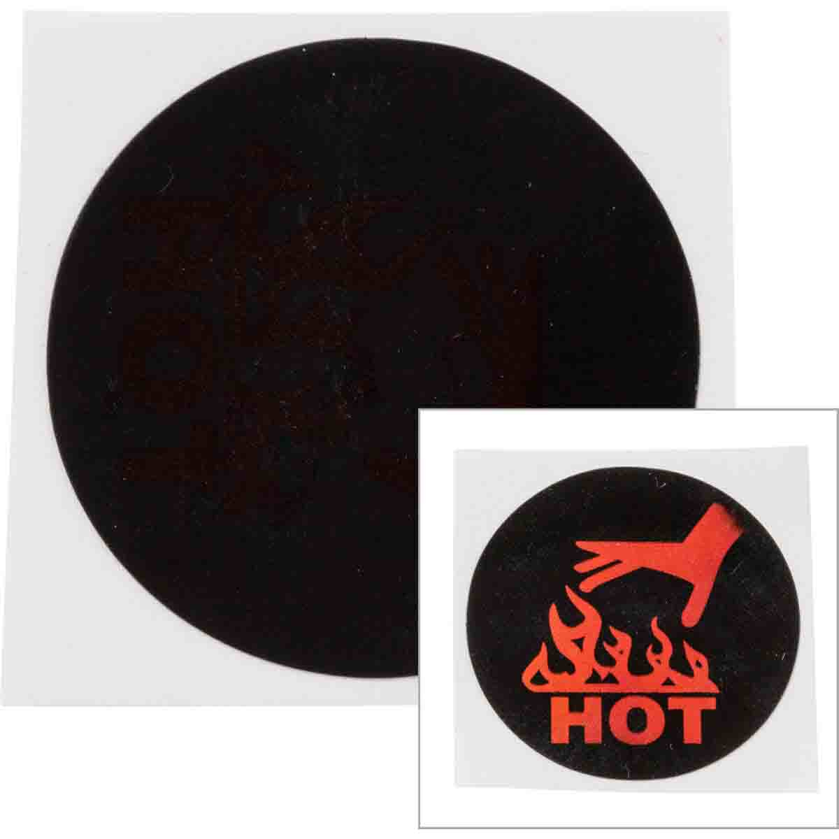 Brady TIL-12-50C-DIA self-adhesive label Circle Permanent Black. Red 1