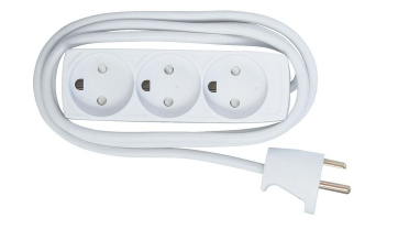 Microconnect GRU033WDK power extension 3 m 3 AC outlet(s) Indoor White