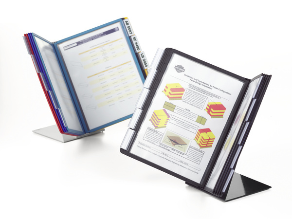 Durable VARIO document display carousel Desk Portrait A4
