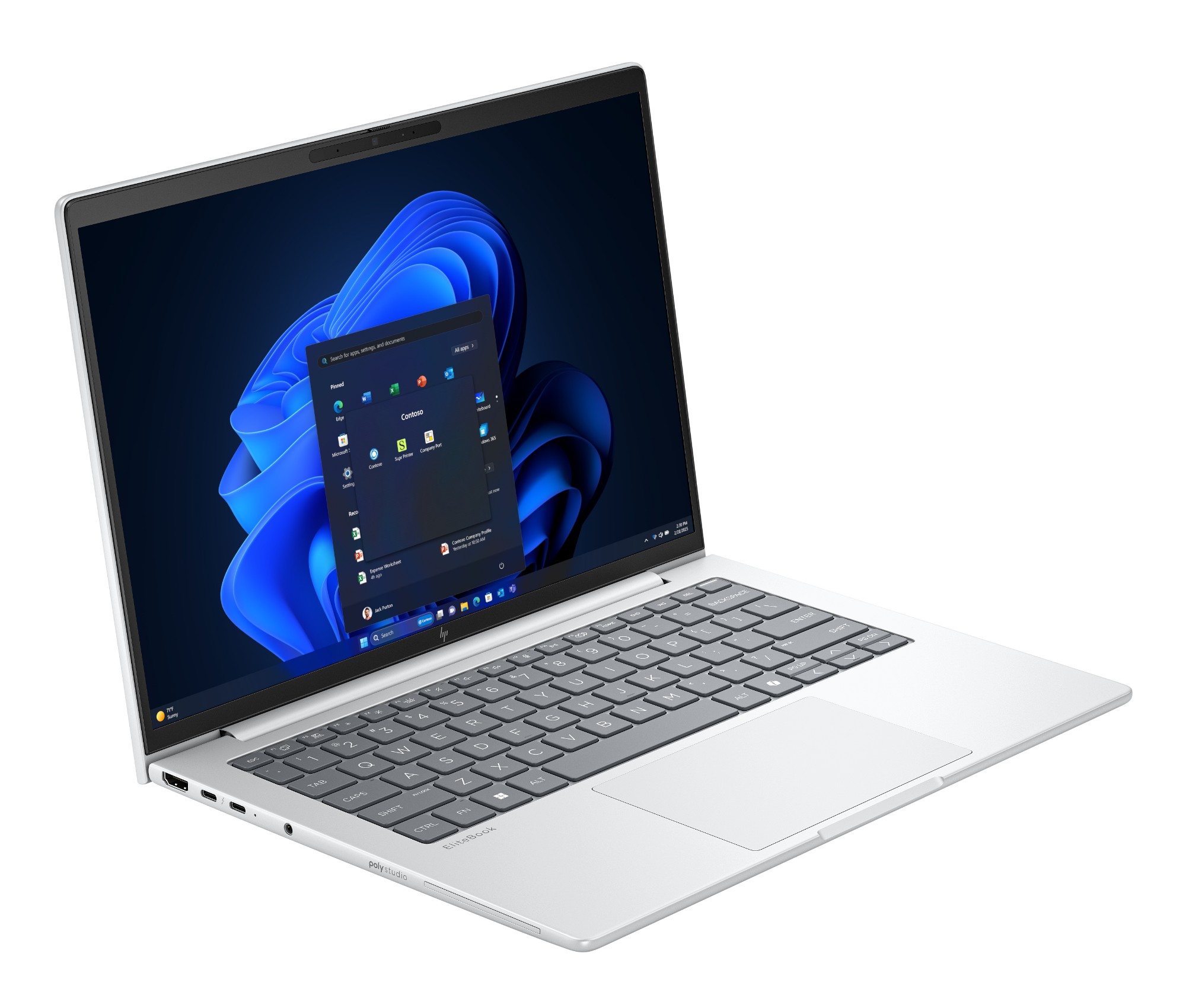 HP EliteBook 8 EB 8 G1i 14 U5 225U 14i 16/512 (EN) Copilot+ PC Intel Core Ultra 5 Laptop 35.6 cm (14") WUXGA 16 GB DDR5-SDRAM 512 GB SSD Wi-Fi 7 (802.11be) Windows 11 Pro AI PC Silver