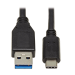 Tripp Lite U428-20N USB cable USB 3.2 Gen 1 (3.1 Gen 1) 19.7" (0.5 m) USB C USB A Black