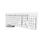 Trust WIRELESS SILENT KEYBOARD & MOUSE ODY II UK WHITE 25469