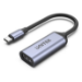 UNITEK V1416B video cable adapter 0.15 m USB Type-C HDMI Grey