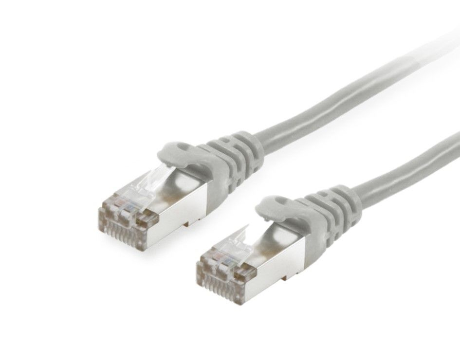Photos - Cable (video, audio, USB) Equip Cat.6 S/FTP Patch Cable, 7.5m, Gray 605505 