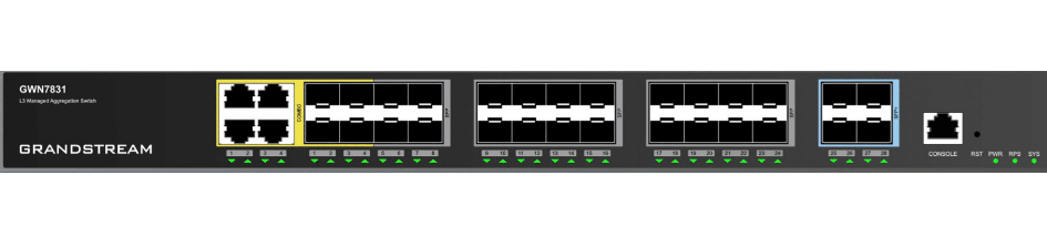 Grandstream Networks GWN7831 network switch Managed L3 Gigabit Etherne