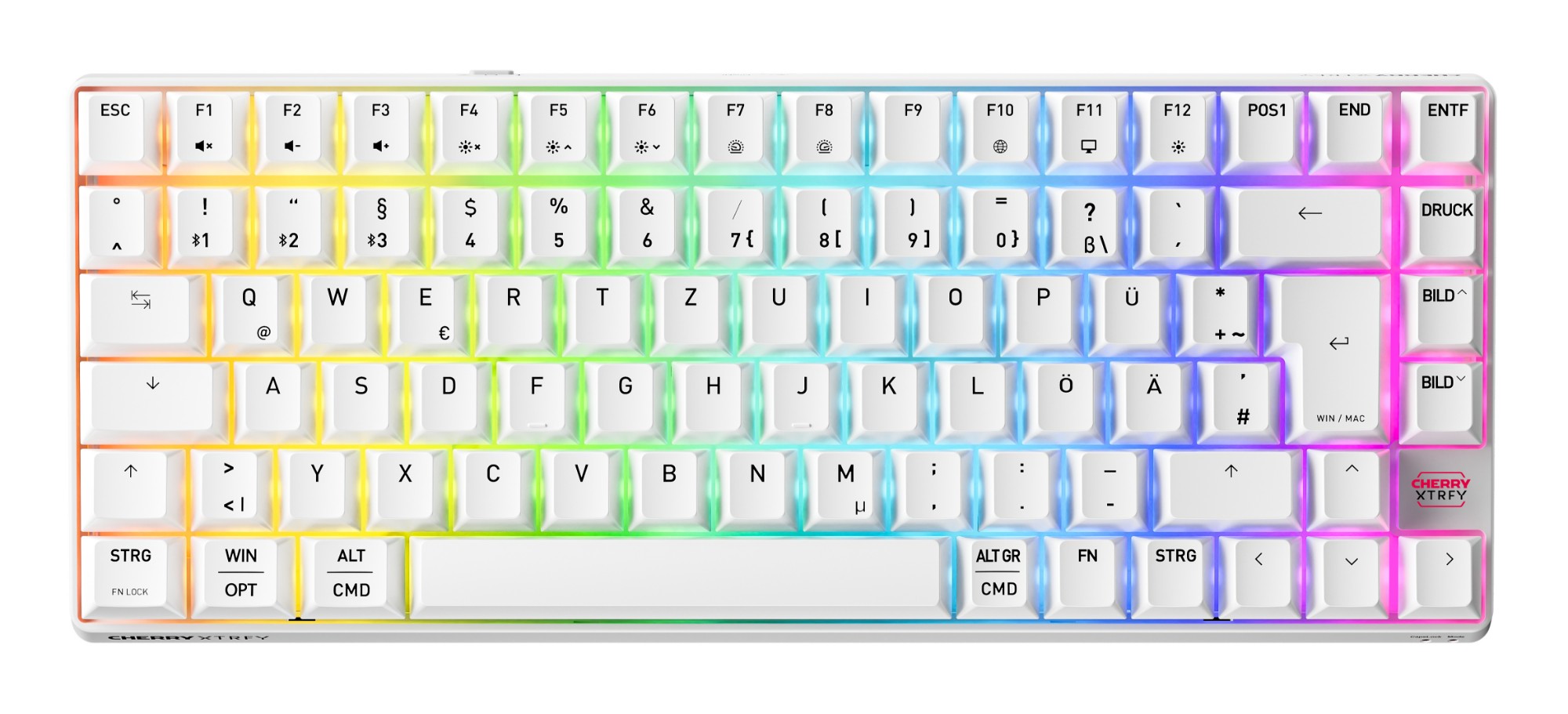 XTRFY K33 Compact Wireless keyboard Gaming USB + RF Wireless +