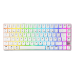 CHERRY XTRFY K33 Compact Wireless keyboard Gaming USB + RF Wireless + Bluetooth QWERTZ German White
