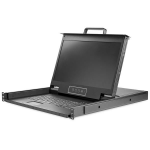 StarTech.com Rackmount KVM Console HD 1080p - Single Port VGA KVM with 17" LCD Monitor for Server Rack - Fully Featured 1U LCD KVM Drawer w/Cables & Hardware - USB Support - 50,000 MTBF