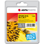 AgfaPhoto APET299SETD inktcartridge Compatibel Zwart, Cyaan, Magenta, Geel