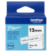 Brother BTAG-135 DirectLabel-etikettes white on Transparent 12mm x 4m for Brother Btag 12mm