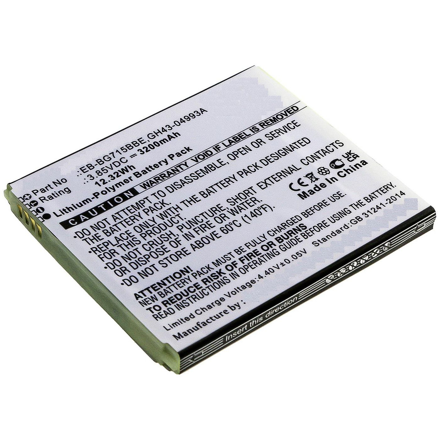 Coreparts Black Mbxsa-Ba0193 Mobile Phone Spare Part Battery