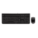 CHERRY DC 2000 keyboard Mouse included Universal USB AZERTY Belgian Black