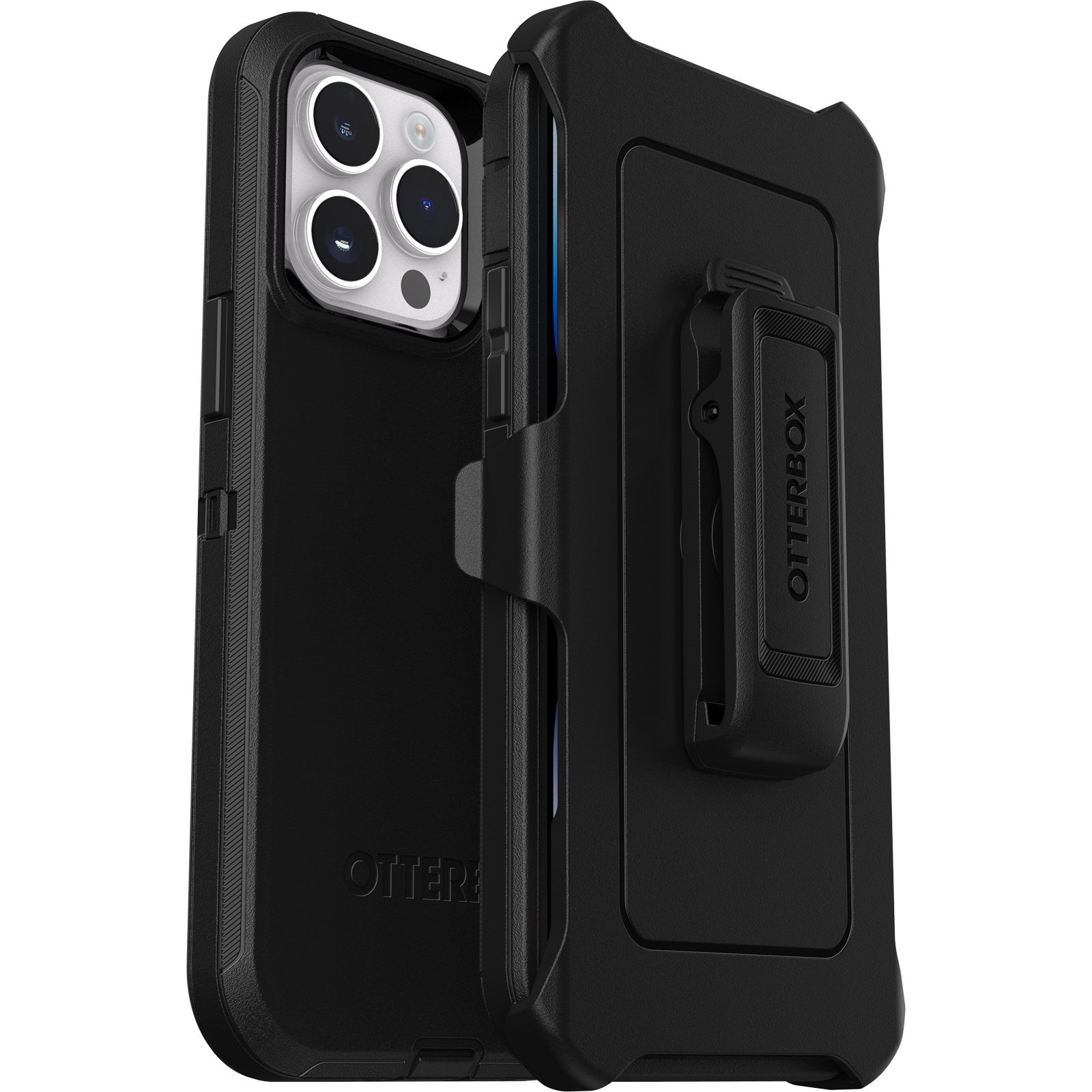 OtterBox Defender Case for iPhone 14 Pro Max, Shockproof, Drop Proof, Ultra-Rugged, Protective Case, 4x Tested to Military Standard, Black, No retail packaging