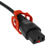 Cablenet 1.5m IEC C14 - IEC C13 IEC Lock + Black PVC 1.0mm Power Leads