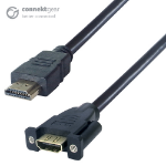 connektgear 5m HDMI V2.0 4K UHD Extension Cable - Male to Female Gold Connectors
