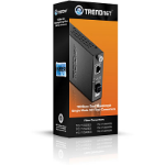 Trendnet TFC-110S20D3i network media converter 100 Mbit/s 1310 nm Black