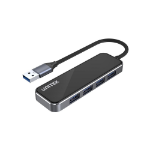 UNITEK H1109A interface hub USB 3.2 Gen 1 (3.1 Gen 1) Type-A 5000 Mbit/s Black